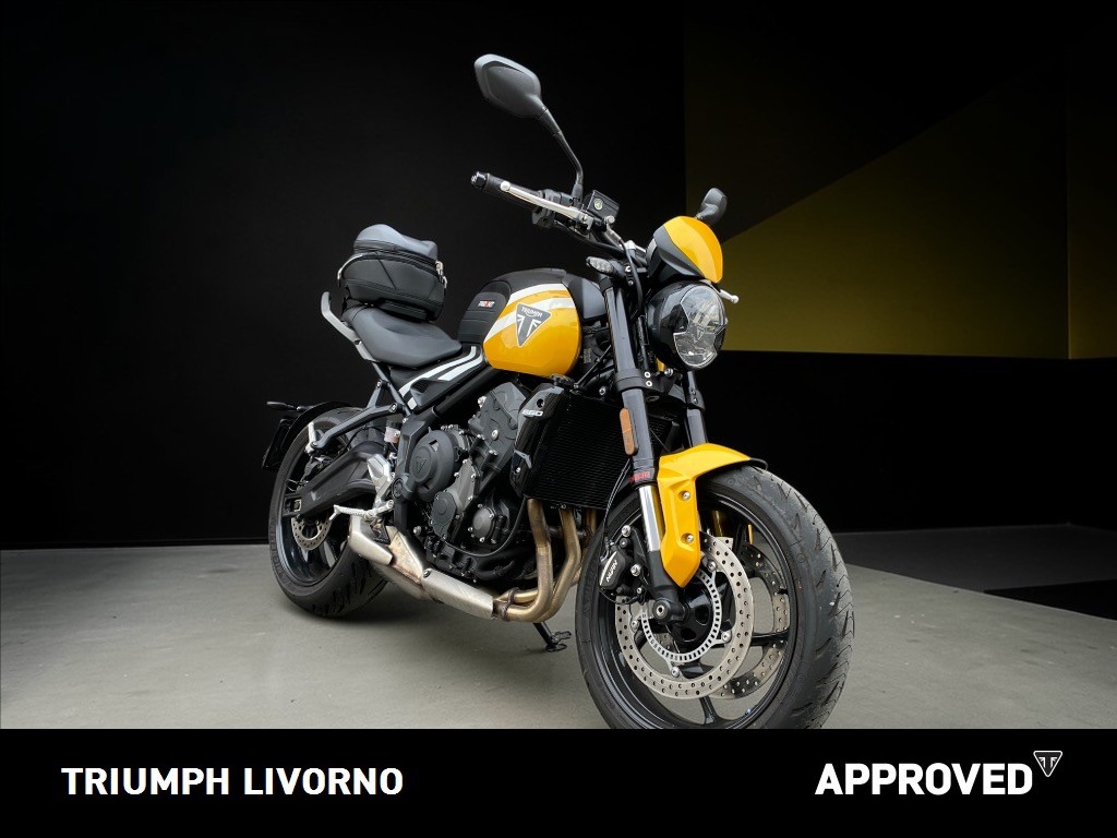 TRIUMPH Trident 660 Cosmic Yellow / Sapphire Black Abs